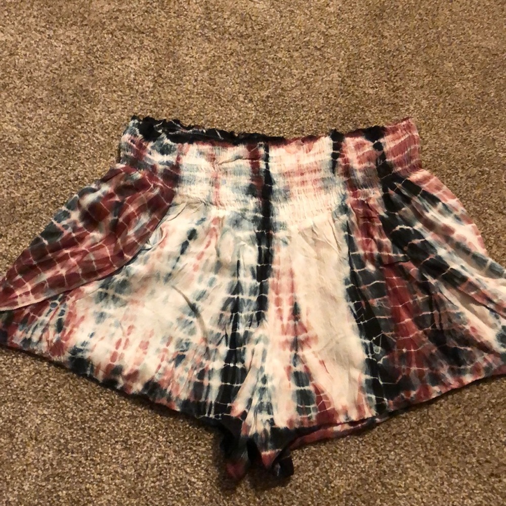 Tie dye women’s shorts